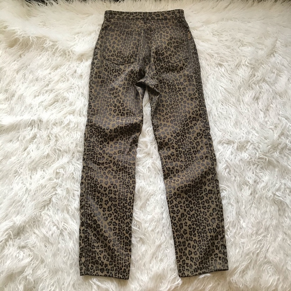 Vintage 1990’s Fendi Zucca Leopard Print Trousers - Picture 10 of 16